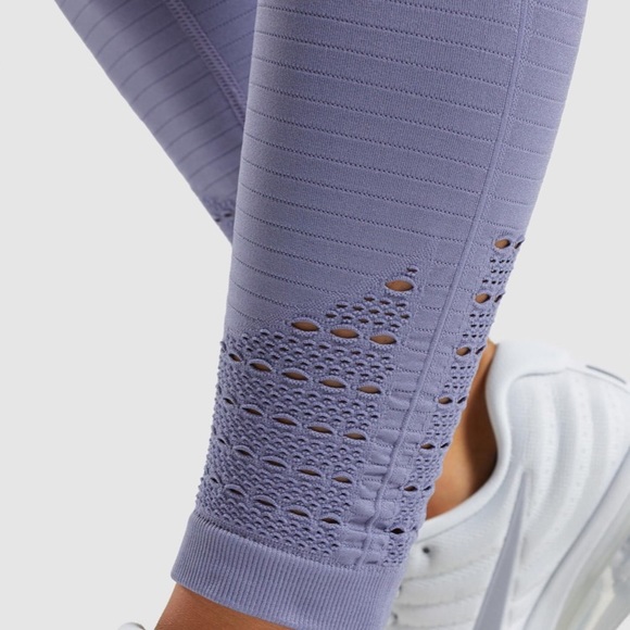 NWT Gymshark Energy Leggings - Steel Blue - Picture 2 of 8